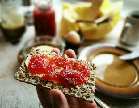 Morning breakfast, healthy lifestyle.の素材