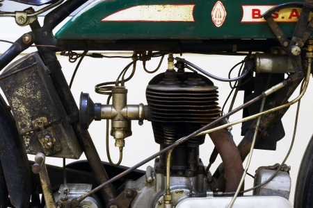 vintage motorcycle of 1920s from Great Britain - BSA-500の写真素材