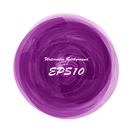Watercolor abstract purple colored vectorのイラスト素材