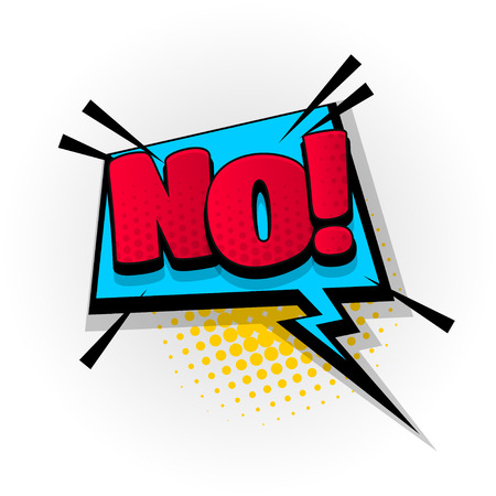 no stop hand drawn pictures effects. Template comics speech bubble halftone dot background. Pop art style. Comic dialog cloud, text pop-art. Creative idea conversation sketch explosion.のイラスト素材