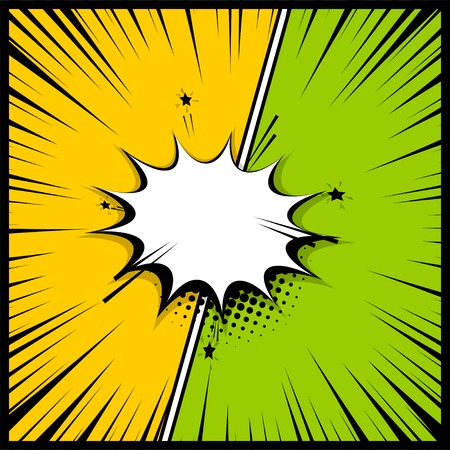 Versus empty speech box textのイラスト素材