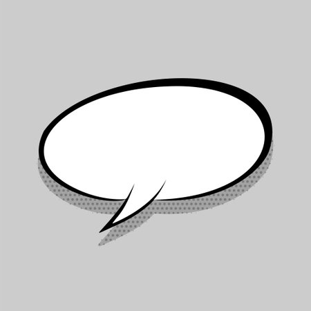 Comics speech bubble for textのイラスト素材