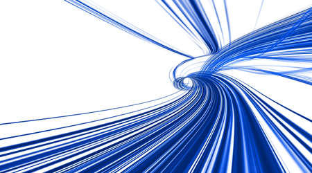 Abstract white background with elements of design in the form of the bent lines
