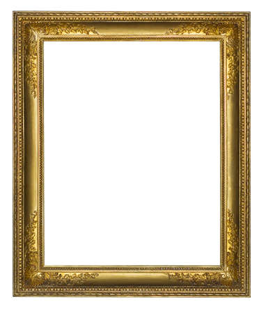 The gilt wooden frame for a picture 