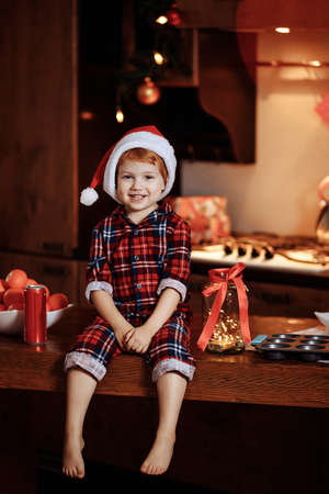 Little girl in a New Years costumeの写真素材