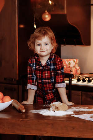 Little girl in a New Years costumeの写真素材