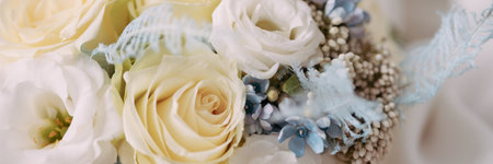 Wedding flowers bannerの写真素材