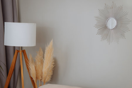 Cozy design of a modern living roomの写真素材