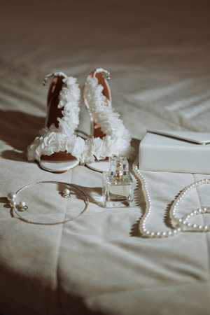 Wedding accessories for brideの写真素材