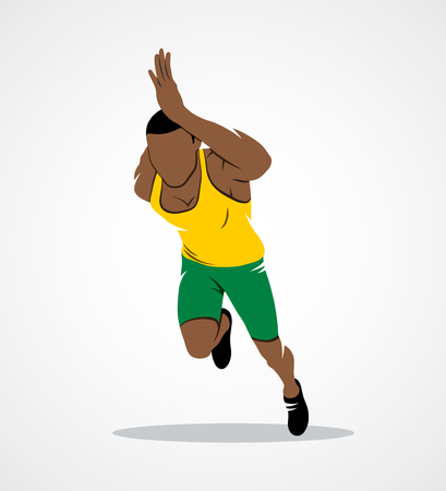 Running, sprinter, athleteのイラスト素材