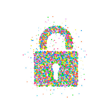 Lock Icon Abstractのイラスト素材