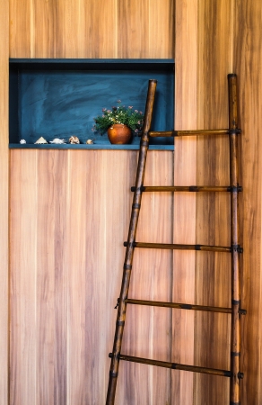 Wood wallの写真素材