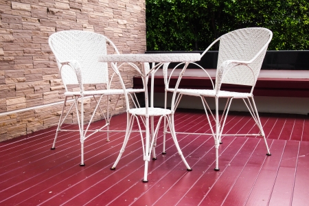 Garden chairの写真素材