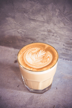 coffee latteの写真素材