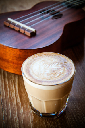 coffee latteの写真素材