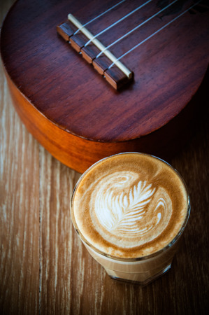 coffee latteの写真素材