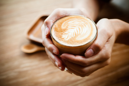coffee latteの写真素材