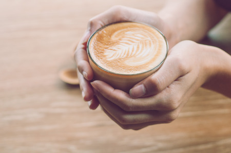 coffee latteの写真素材