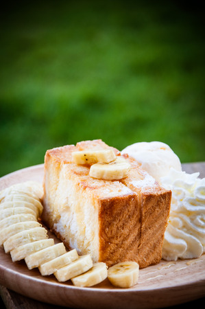 honey toastの写真素材