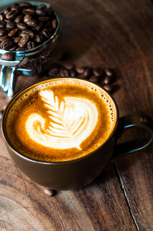 latte artの写真素材