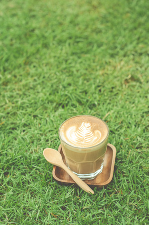 coffee latteの写真素材