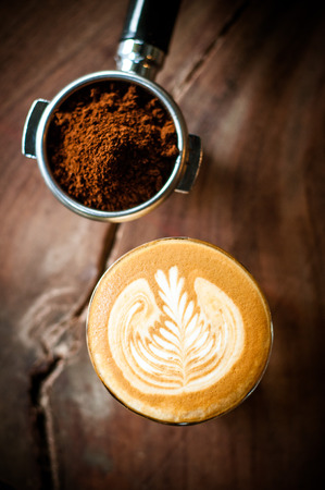 latte artの写真素材