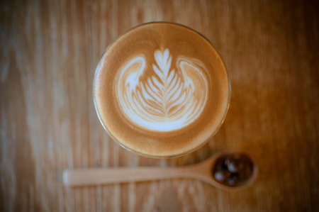 coffee latteの写真素材