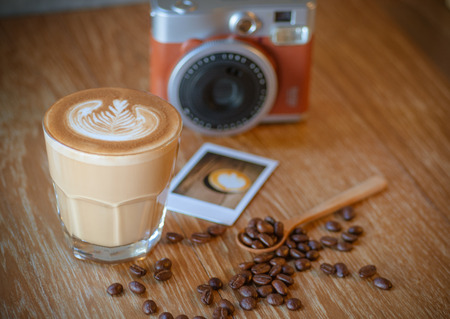 coffee latteの写真素材