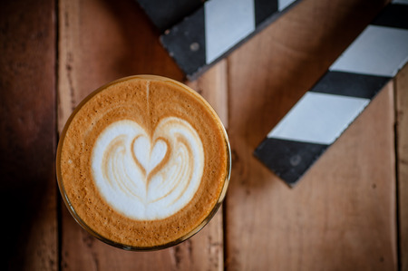 coffee latteの写真素材