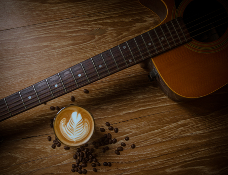 latte coffeeの写真素材