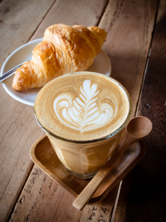 coffee latteの写真素材