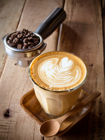 coffee latteの写真素材