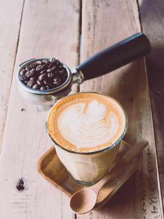 coffee latteの写真素材