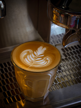 coffee latteの写真素材