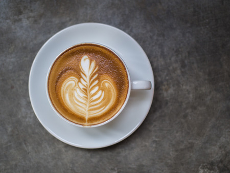 coffee latteの写真素材