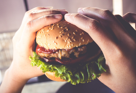 hamburgerの写真素材