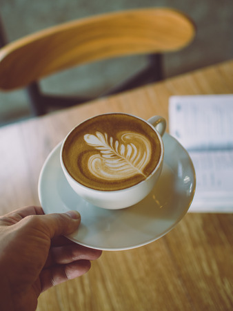 coffee latteの写真素材