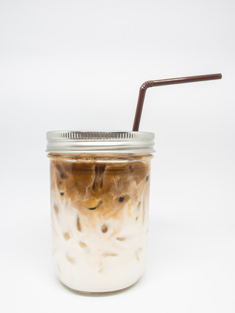 ice latteの写真素材