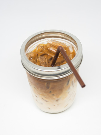 ice latteの写真素材
