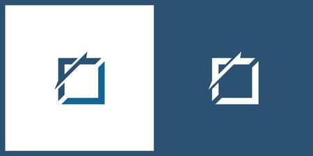 vector illustration of the initial A shape. suitable for residential construction companies.