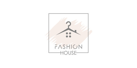 Fashion house icon vector logo design with creative unique fresh concept Premium Vectorのイラスト素材