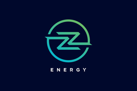 Energy logo design idea with creative letter z conceptのイラスト素材