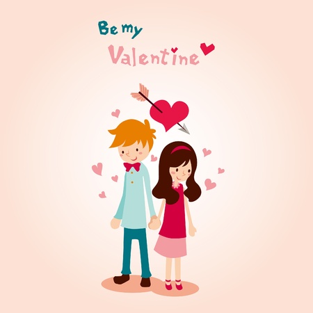 Be my Valentineのイラスト素材