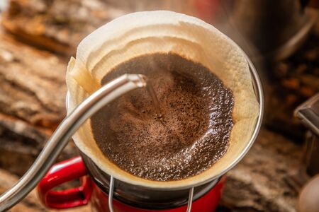 Coffee to enjoy outdoorsの写真素材