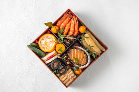 Typical Osechi Cuisine Japanese Food New Year Dishes (OSECHI)の写真素材