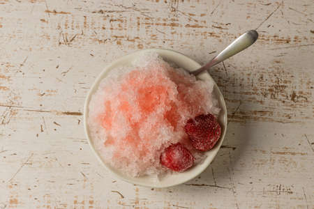 Asian Shaved Ice Shaved Ice That Asian Fruitの写真素材