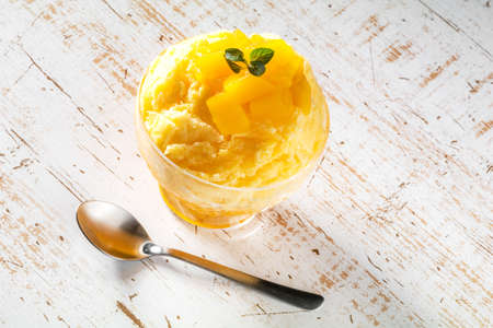 Asian Shaved Ice Shaved Ice That Asian Fruitの写真素材