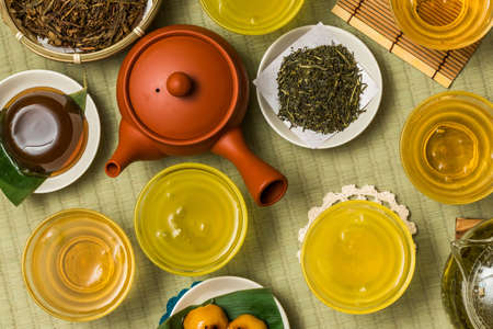 Tea Japanese Tea Green Tea Made in Japanの写真素材