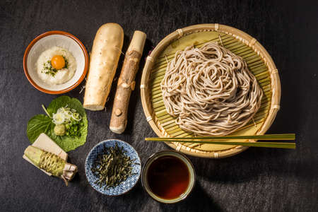 Soba Soba Soba Set That Japan noodlesの写真素材
