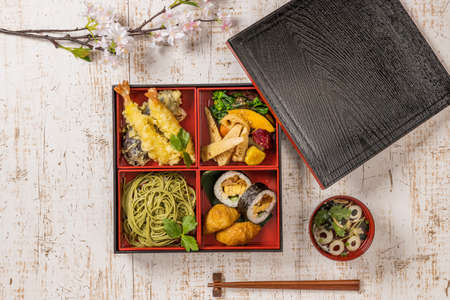 Soba Soba Soba Set That Japan noodlesの写真素材